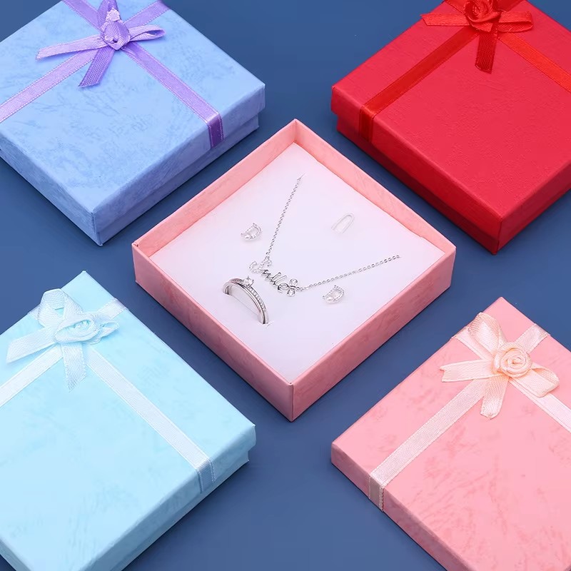 Perfume X - Emballage de bijoux en papier 9x9x2.8cm,