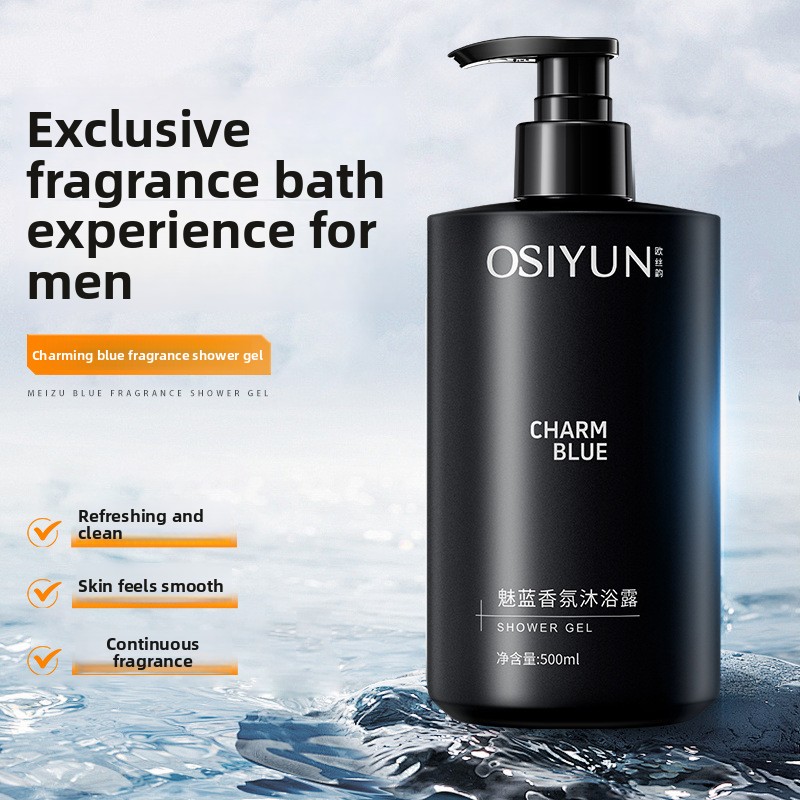 Perfume Fragrance Types For Men - Gel douche parfumé bleu charmant pour