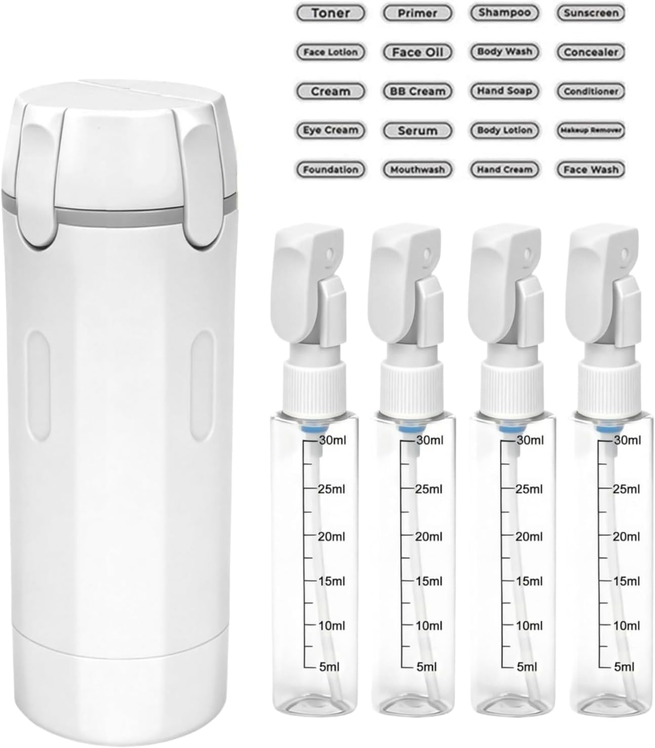 Perfume Travel Set - Distributeur de voyage 4 en 1,