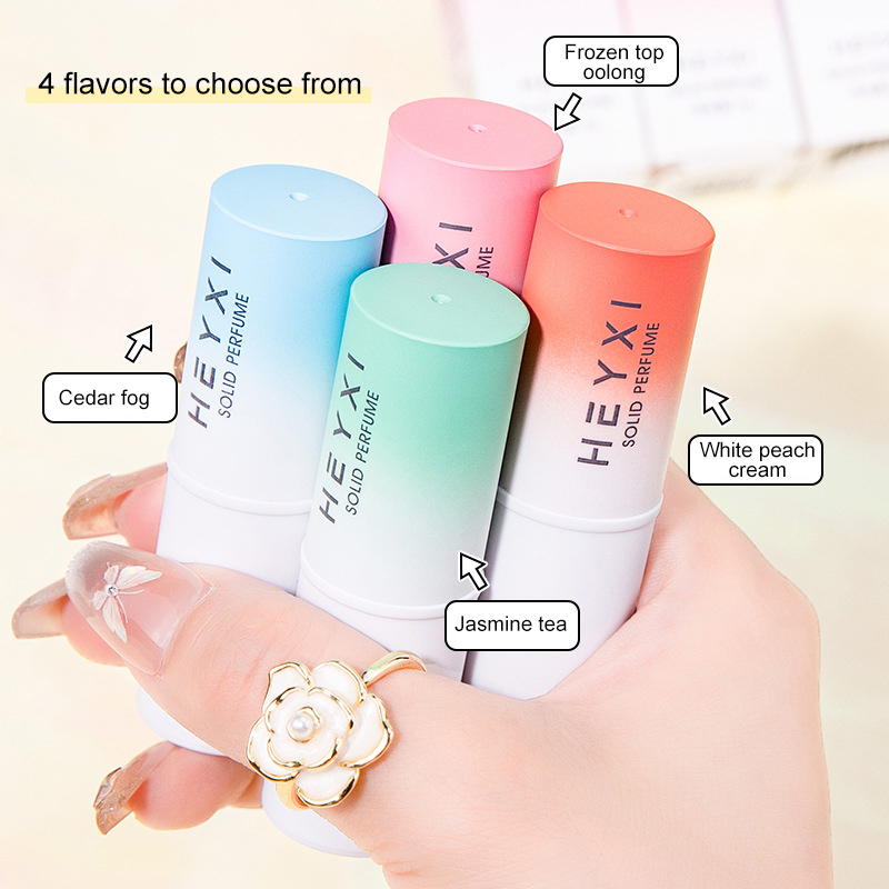 Perfume Travel Set - Lot de 4 baumes parfumés solides,