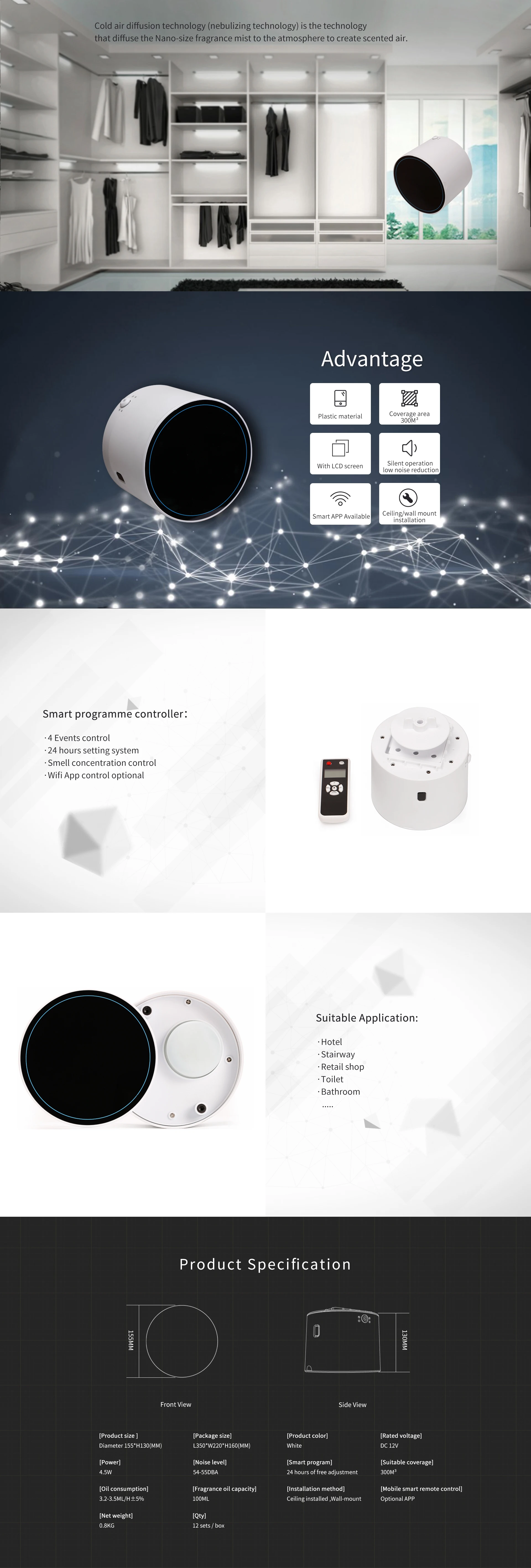 Diffuseur d'arômes professionn - Best Perfume Fragrance avis et prix