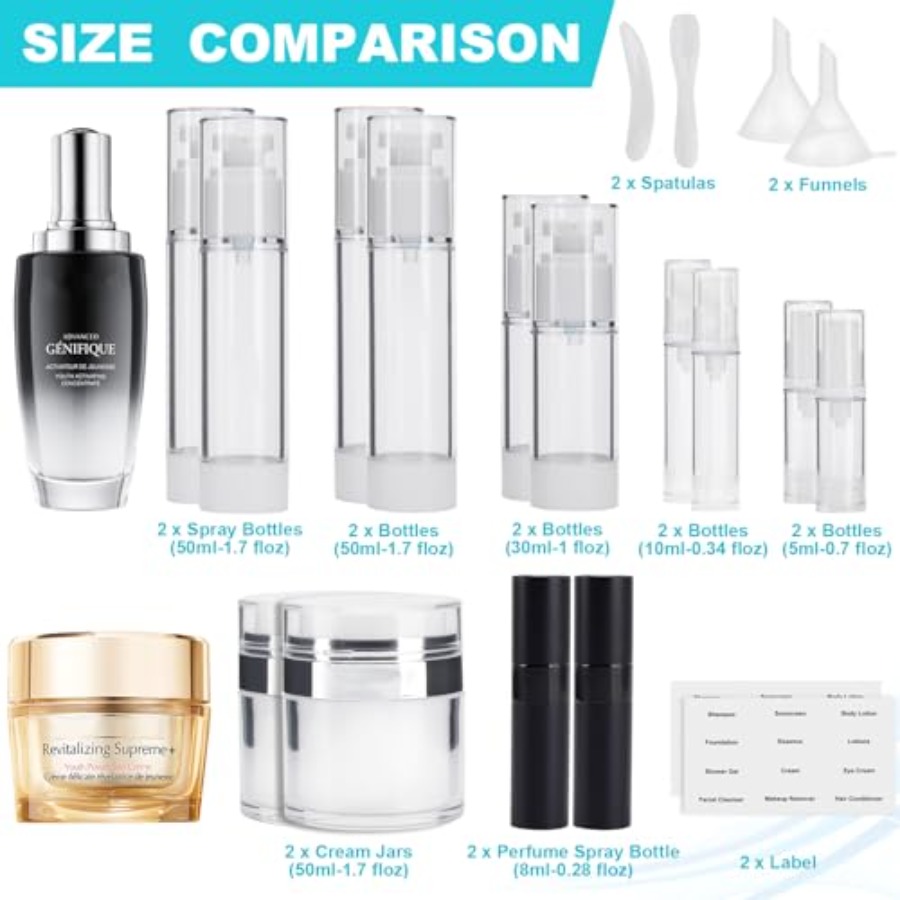 Lot de 20 flacons pompe sans a - Perfume Travel Set avis et prix